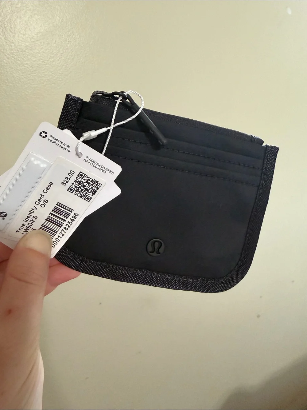lululemon athletica Black Key & Card Holder